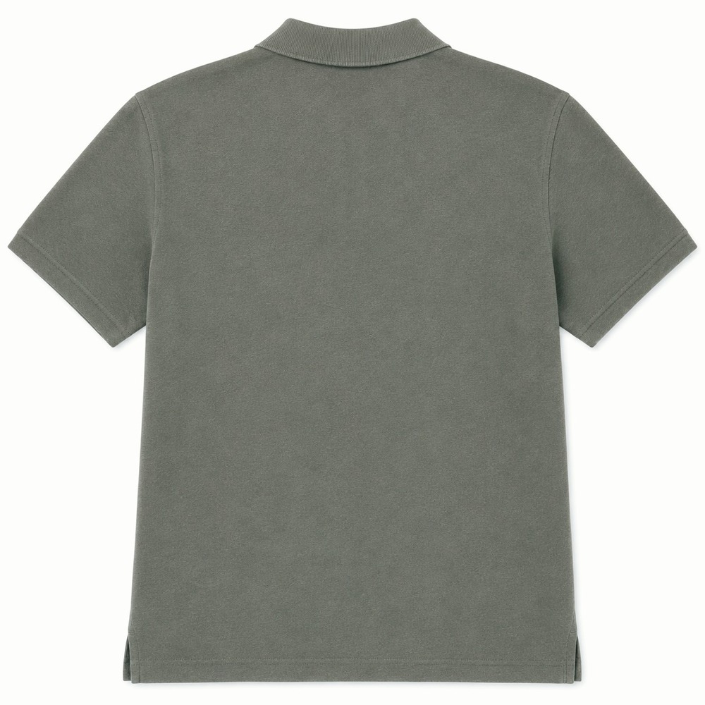 Pebble Beach Men's Classic Golf Polo Shirt, Olive Green/Earthy Gray, Size L - Picture 3 of 7